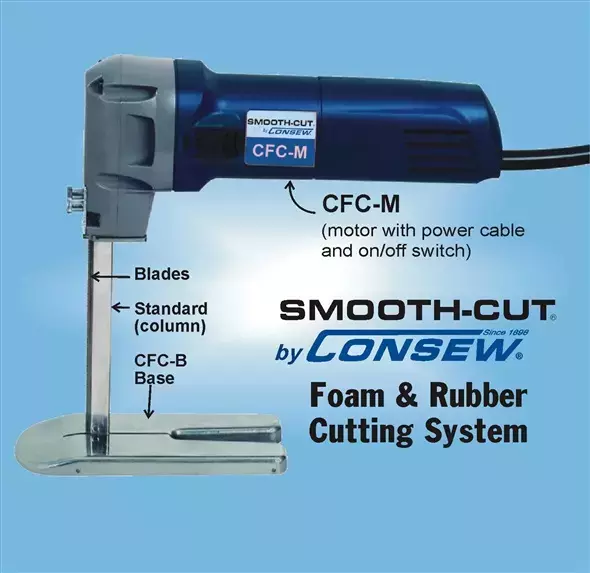Consew - CFC Smooth Cut Foam & Rubber Cutting System